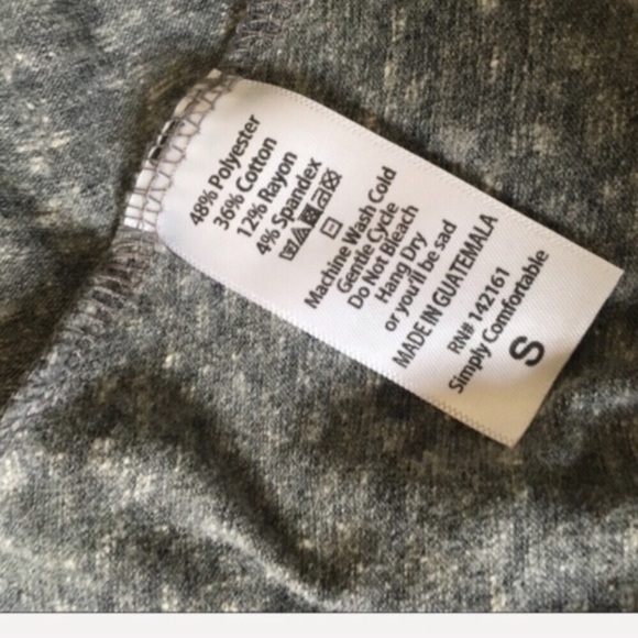 LULAROE solid gray heather Nicole dress - Picture 6 of 7